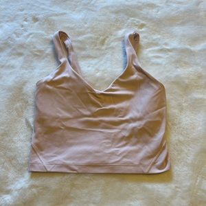 Lululemon align tank in size 4, color is strawberry milkshake